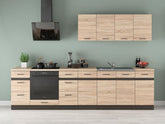 Junona Line kjøkkensett - Somona Eik - 300 cm