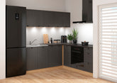 Junona Line kjøkkensett - Grafitt/Eik - 200x200 cm