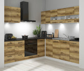 Junona Line kjøkkensett - Delano Eik - 220x240 cm