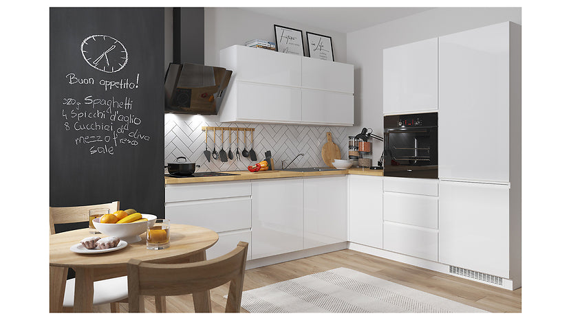 Family Line - Hvit Glans - 260x225 cm Family Line - Hvit Glans - 260x225 cm