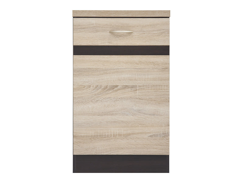 Junona Line - Underskap 50 cm - Høyre - m. benkeplate - Somona Eik