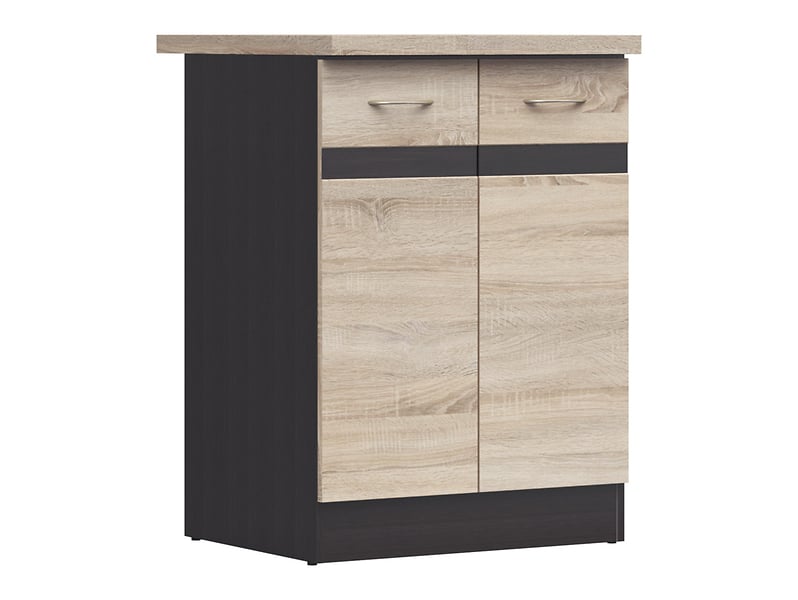 Junona Line - Underskap 60 cm - 2 Dørerer - m. benkeplate - Somona Eik