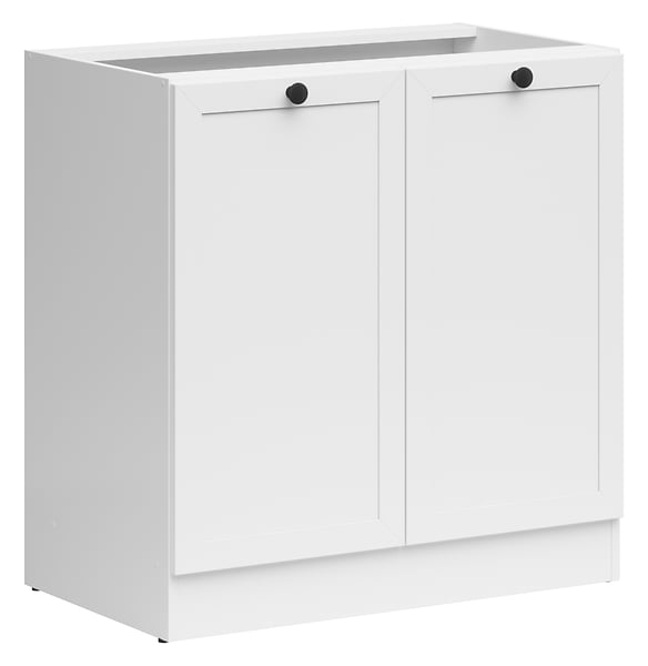 Junona Line - Underskap 80 cm - 2 Dører - Hvit Junona Line - Underskap 80 cm - 2 Dører - Hvit