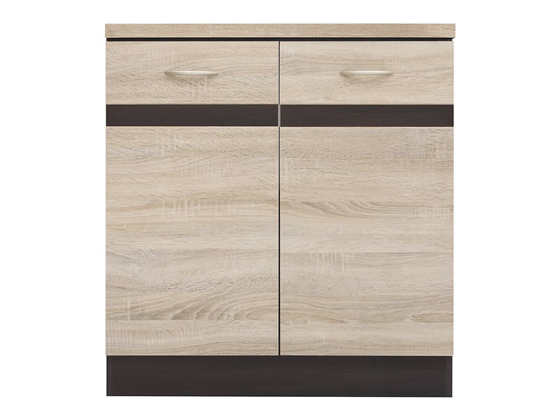 Junona Line - Underskap 80 cm - 2 Dørerer - m. benkeplate - Somona Eik Junona Line - Underskap 80 cm - 2 Dørerer - m. benkeplate - Somona Eik