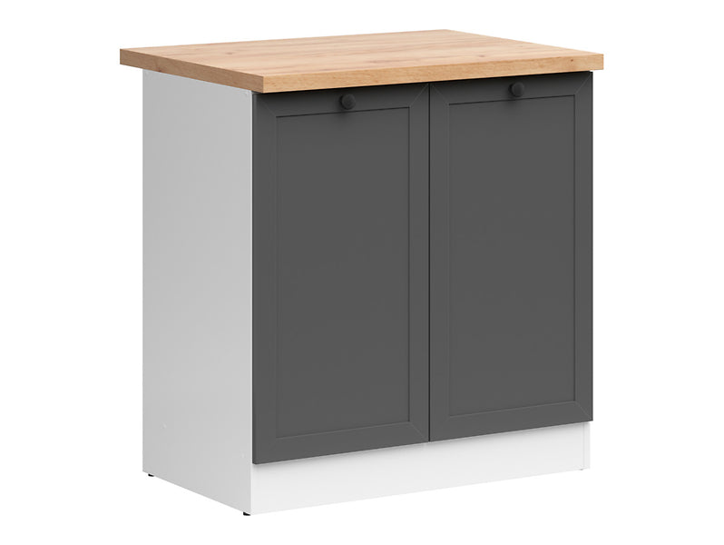 Junona Line - Underskap 80 cm - m. benkeplate - Grafitt/Hvit