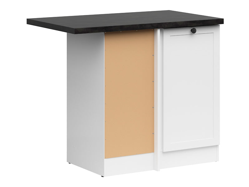 Junona Line - Hjørneskap 60 cm - Venstre - m. benkeplate - Hvit