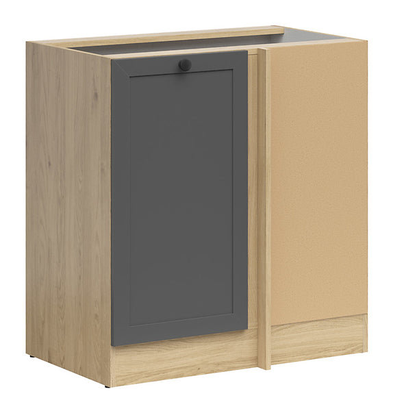 Junona Line  -Hjørneskap 60 cm - Høyre - Grafitt/Eik Junona Line  -Hjørneskap 60 cm - Høyre - Grafitt/Eik