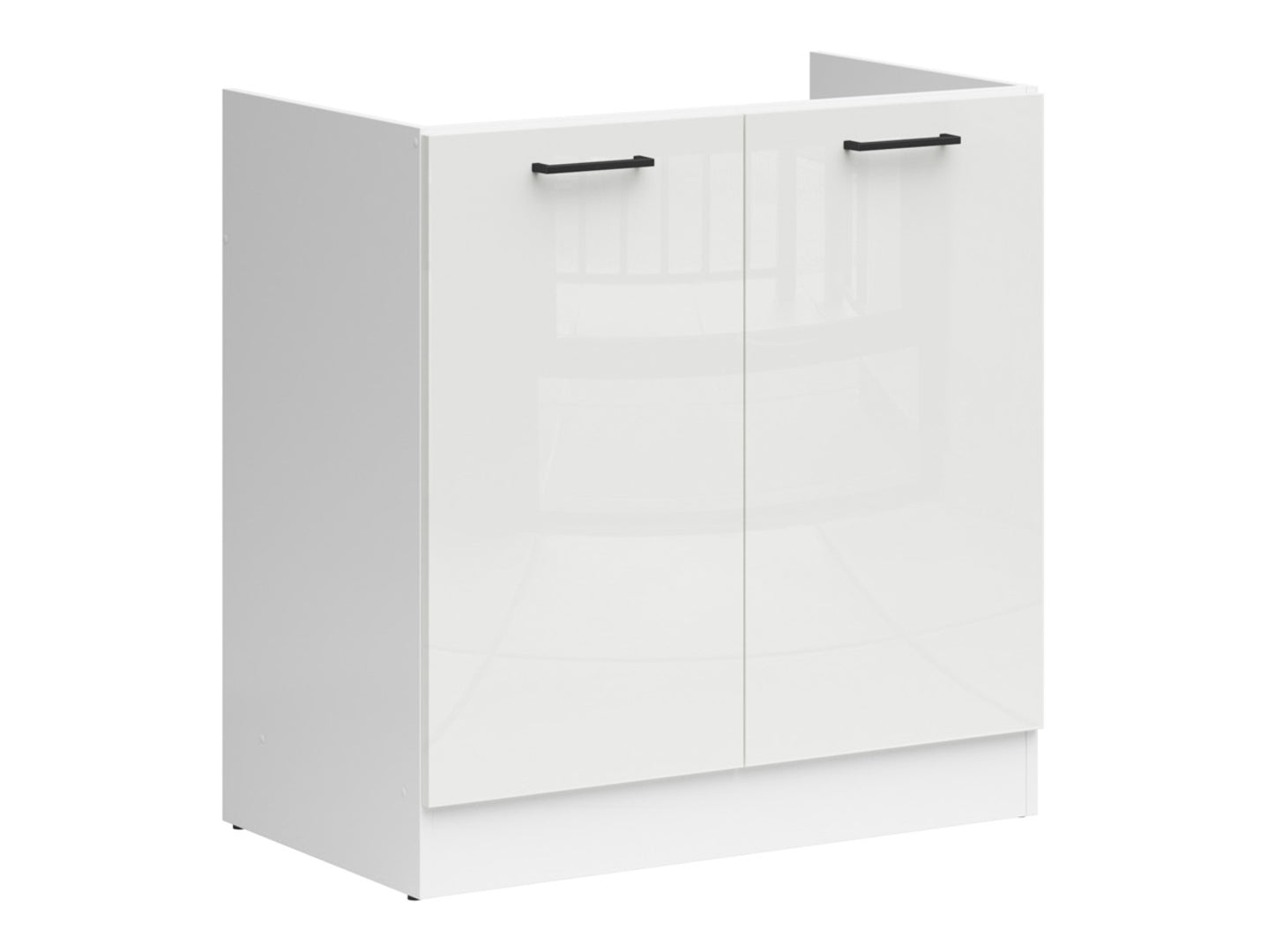 Junona Line - Underskap/Vask 80 cm - Hvit Glans Junona Line - Underskap/Vask 80 cm - Hvit Glans