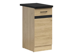 Junona Line - Underskap 40 cm - Venstre - m. benkeplate - Bernstein Eik