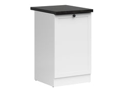 Junona Line - Underskap 50 cm - Venstre - m. benkeplate - Hvit
