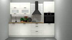 Family Line - Hvit - 260 cm