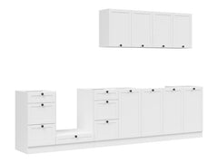 Junona Line kjøkkensett - Hvit - 300 cm