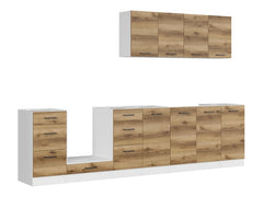 Junona Line kjøkkensett - Delano Eik - 300 cm
