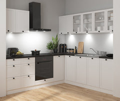 Junona Line kjøkkensett - Hvit - 220x240 cm