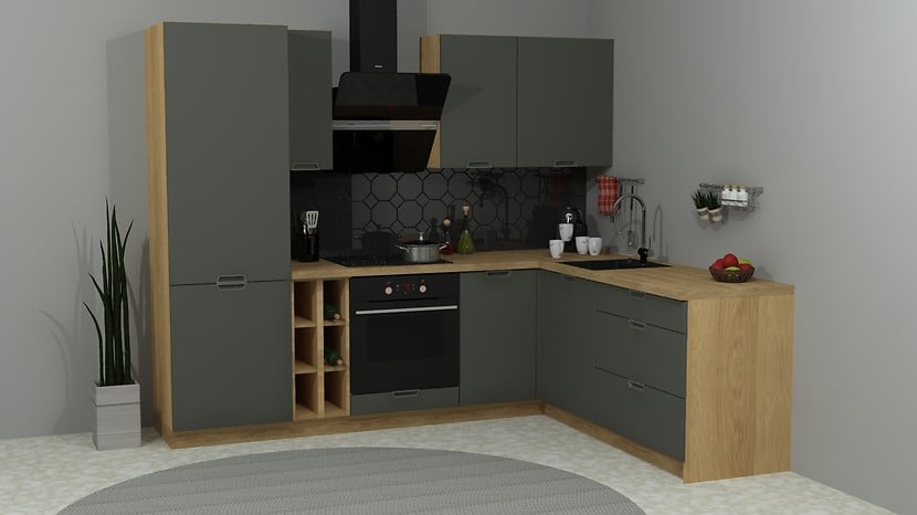 Family Line - Arlington Eik - 255x200 cm