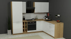 Family Line - Hvit Glans - 255x200 cm
