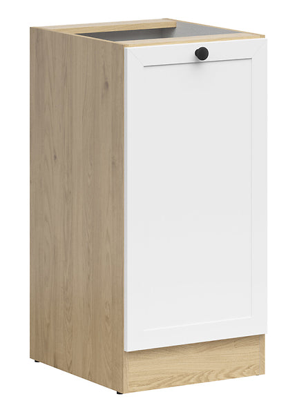 Junona Line - Underskap 40 cm - Dører - Venstre - Hvit/Eik