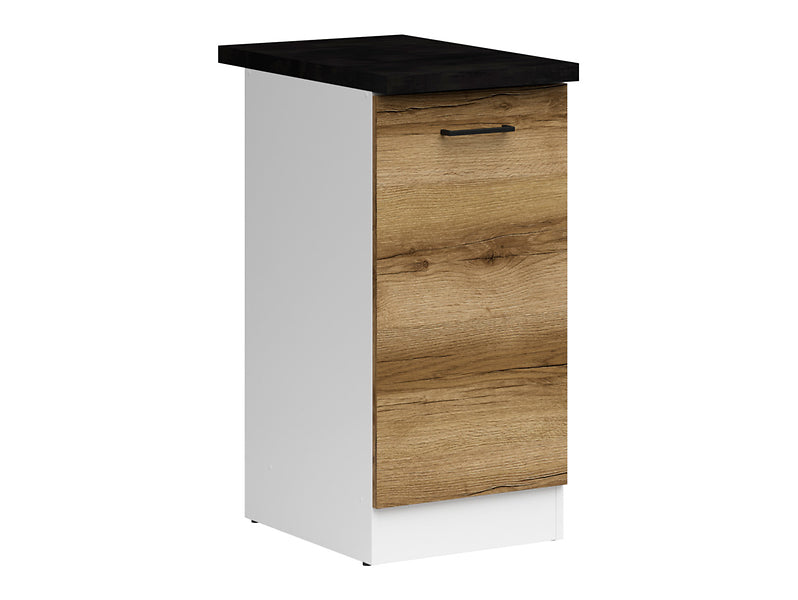 Junona Line - Underskap 40 cm - Høyre - m. benkeplate - Delano Eik