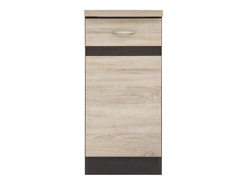Junona Line - Underskap 40 cm - Høyre - m. benkeplate - Somona Eik