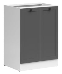 Junona Line - Underskap 60 cm - 2 Dører - Grafitt/Hvit