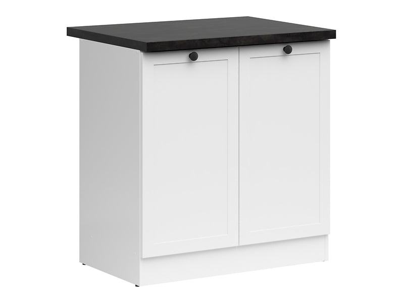 Junona Line - Underskap 80 cm - 2 Dørerer - m. benkeplate - Hvit