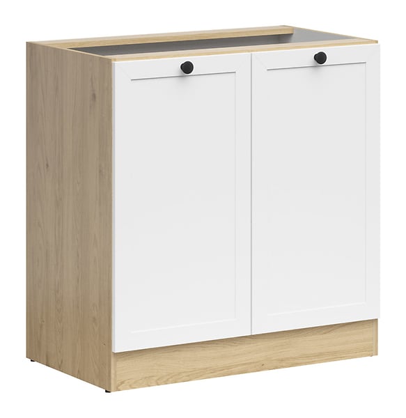 Junona Line - Underskap 80 cm - Dører - Hvit/Eik