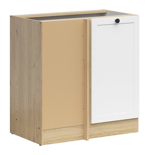 Junona Line - Hjørneskap 60 cm - Venstre - Hvit/Eik