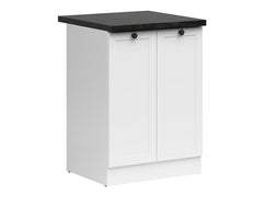 Junona Line - Underskap 60 cm - 2 Dørerer - m. benkeplate - Hvit